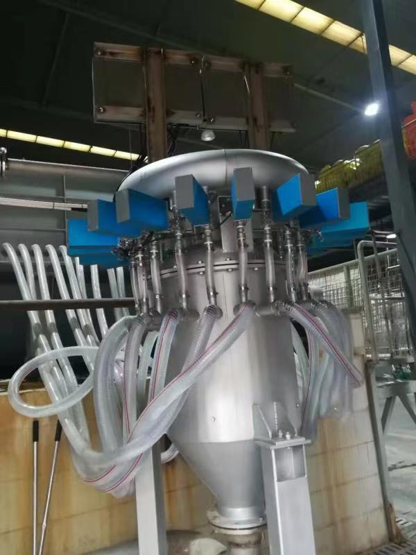 Air-cushion headbox flow distribution assembly